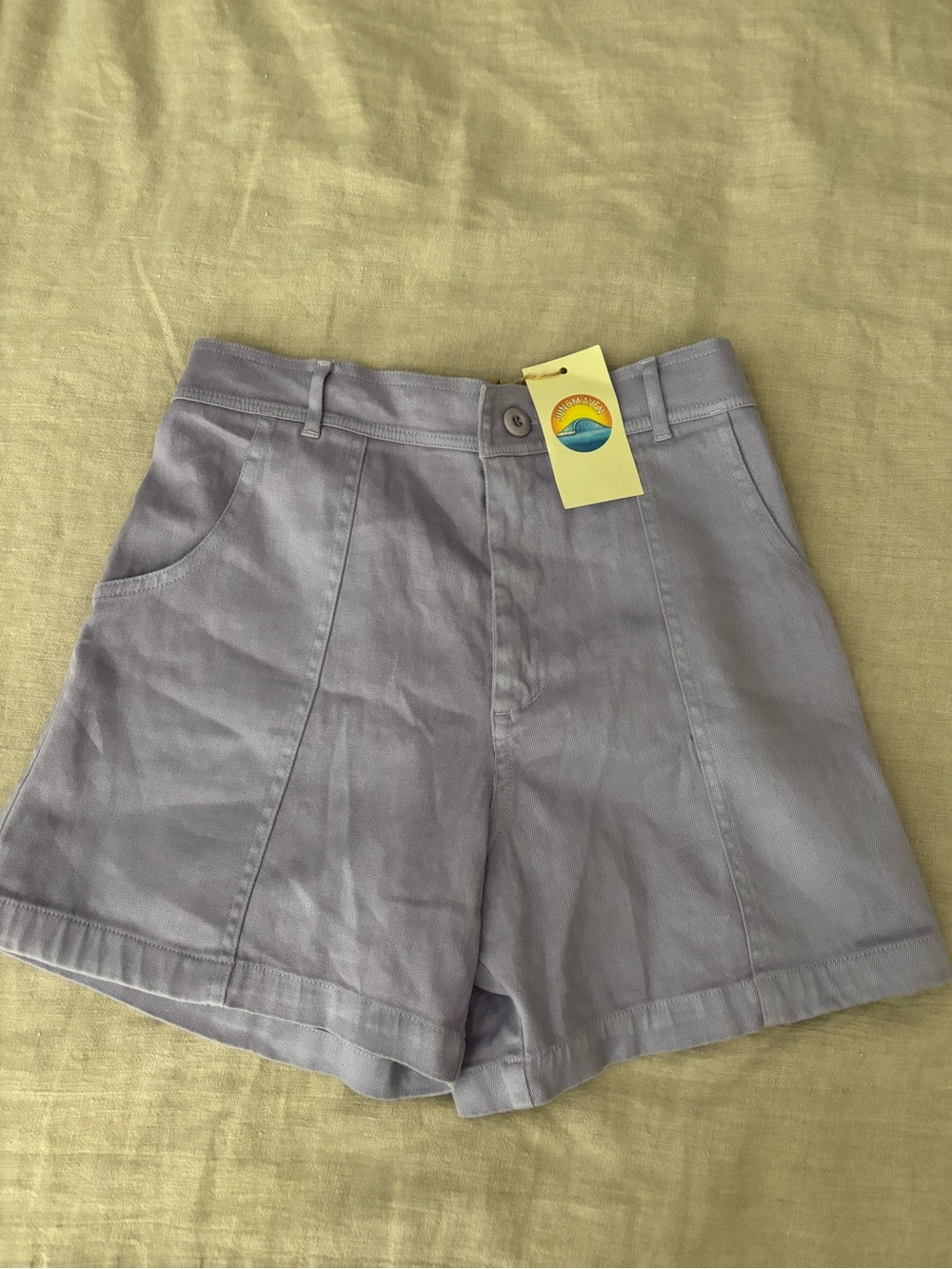 Jungmaven NWT Venice Shorts Hemp Organic Cotton Lavender Purple Small